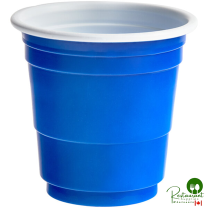 2 oz. Blue Plastic Shot Cup By Prime - 1,000/Case