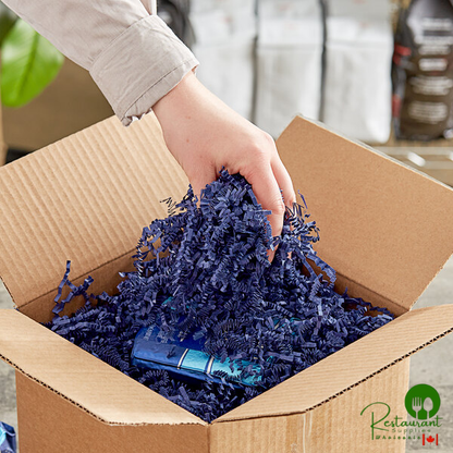 10 lb. Crinkle Paper Shred Navy Blue By Prime