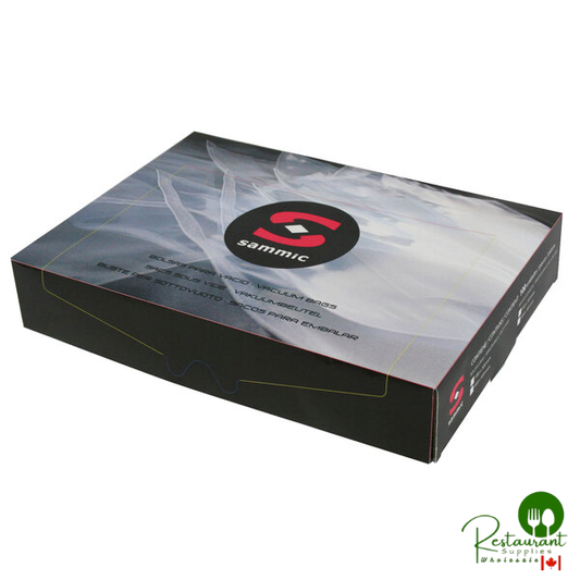 Sammic 5140133 12" x 14" Smooth Chamber Vacuum Packaging Bags 4 mil - 500/Pack