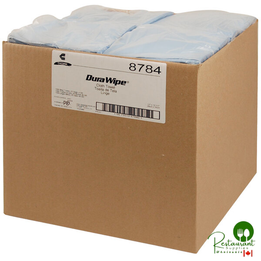 Chicopee 8784 Veraclean 12" x 13" Blue Medium-Weight Smooth Cleaning Wiper - 1,000/Case