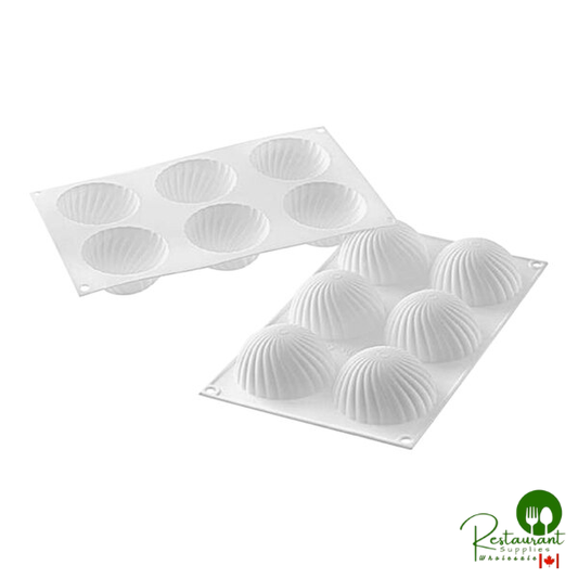 Silikomart 6 Compartment Parfum Silicone Baking Mold - 3" x 1 1/2" Cavities PARFUM 110