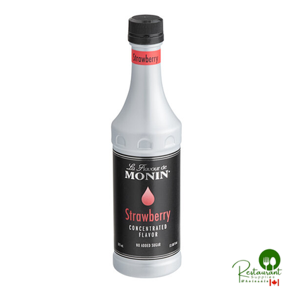 Monin Strawberry Concentrated Flavor 375 mL - 4/Case