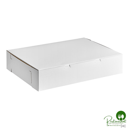 Champion 22" x 16 3/4" x 4 1/2" White Cake / Bakery Box - 50/Case
