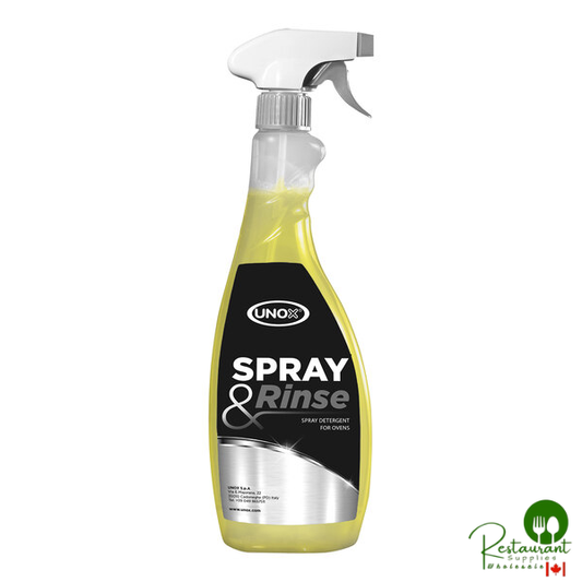 Unox 750 mL Spray and Rinse Detergent for Ovens - 12/Case