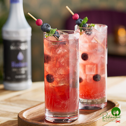 Monin Blueberry Concentrated Flavor 375 mL - 4/Case