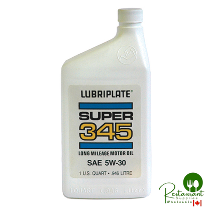 L0732-054 LUBRIPLATE 345 MOTOR OIL 5W-30 – CASE OF 12 – 1 QUART BOTTLES