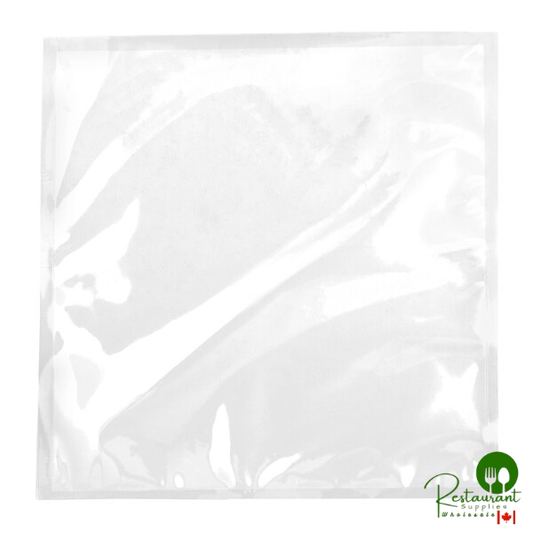 Waring WCV2QT50 11" x 12" 2 Qt. Chamber Vacuum Packaging Pouches / Bags 3 Mil - 50/Pack