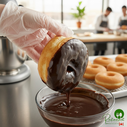 Rich's Chocolate Heat 'n Ice Donut & Roll Icing - 12 lb. Pail