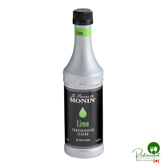 Monin Lime Concentrated Flavor 375 mL - 4/Case