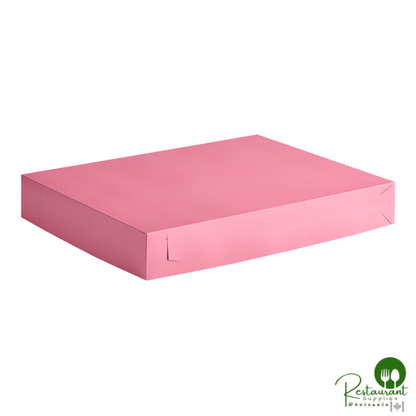 Champion 28" x 20" x 4" Pink Full Sheet Cake / Bakery Box - 50/Case