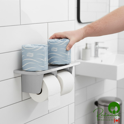 Tork Advanced T24 Individually Wrapped 2-Ply Standard 500 Sheet Toilet Paper Roll 4" x 3 3/4" - 80/Case