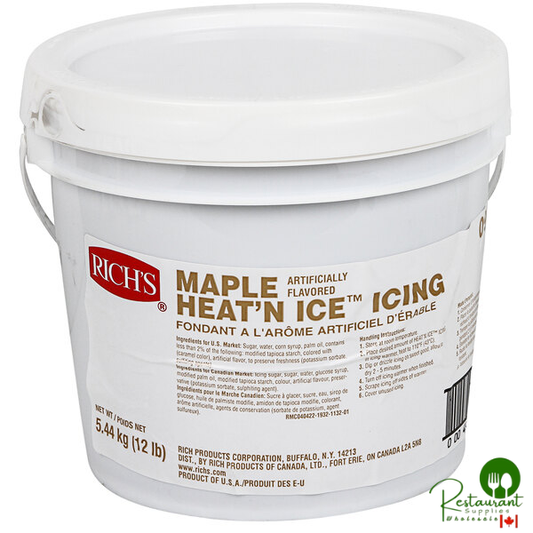 Rich's Maple Heat 'n Ice Donut & Roll Icing - 12 lb. Pail