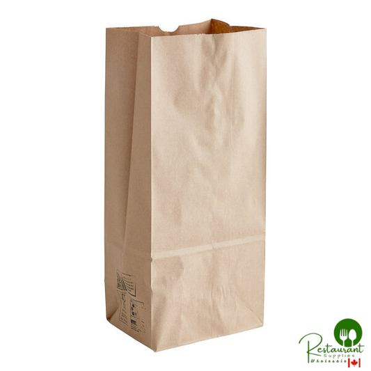 Duro 25 lb. Tall Natural Kraft Paper Bag - 500/Bundle