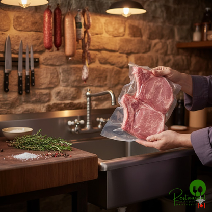 186CVB812 8" x 12" Chamber Vacuum Packaging Pouches / Bags 3 Mil By Prime - 1,000/Case