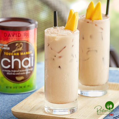 David Rio Toucan Mango™ Chai Tea Latte Mix 14 oz. - 6/Case