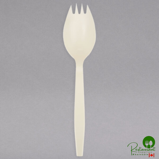 5 1/2" Medium Weight Cornstarch Spork - 1,000/Case