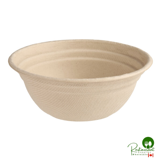 World Centric 8 oz. Compostable Fiber Barrel Bowl - 500/Case