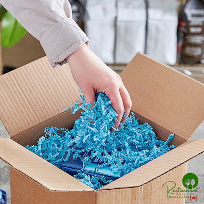 10 lb. Crinkle Paper Shred Light Blue By Prime