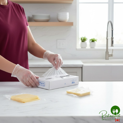 LK Packaging 10 3/4" x 10" Plastic Deli Wrap and Bakery Wrap - 10,000/Case