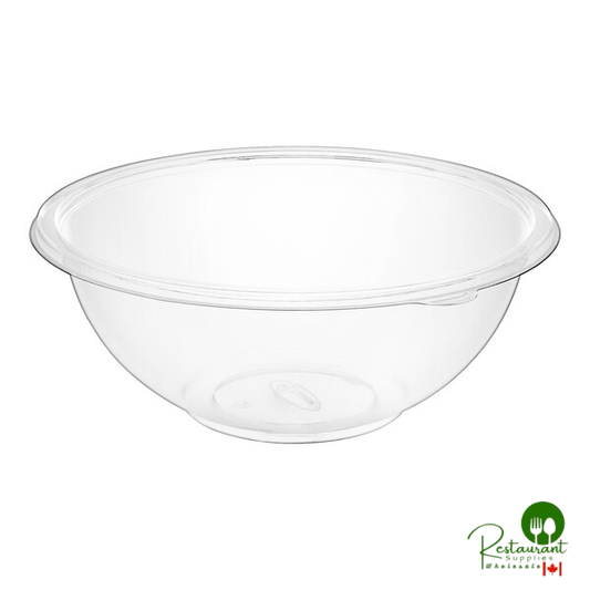 160 oz. Clear PET Plastic Round Catering / Serving Bowl By Prime - 25/Case | Canada