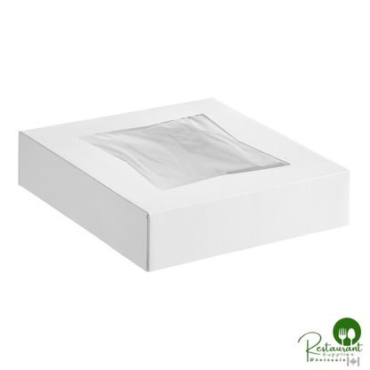 Southern Champion 10" x 10" x 2 1/2" White Window Pie / Bakery Box - 200/Case
