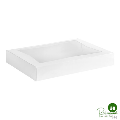 Southern Champion 16" x 12" x 2 1/4" White Automatic Window Donut / Bakery Box - 100/Case