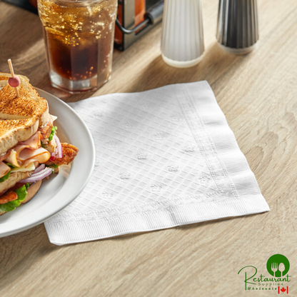 Tork Universal 1-Ply White 1/4 Fold Dinner Napkin 17" x 17" - 4,008/Case
