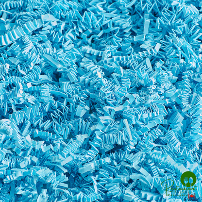 10 lb. Crinkle Paper Shred Light Blue By Prime