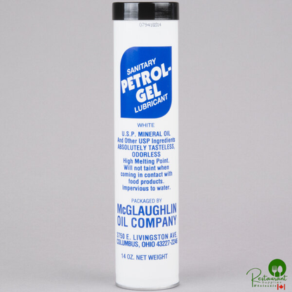 McGlaughlin Petrol-Gel Food Grade Sanitary Lubricant - 14 oz. Cartridge