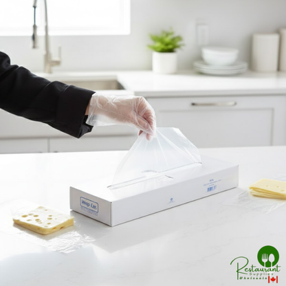 LK Packaging 15" x 10 3/4" Plastic Deli Wrap and Bakery Wrap - 10,000/Case