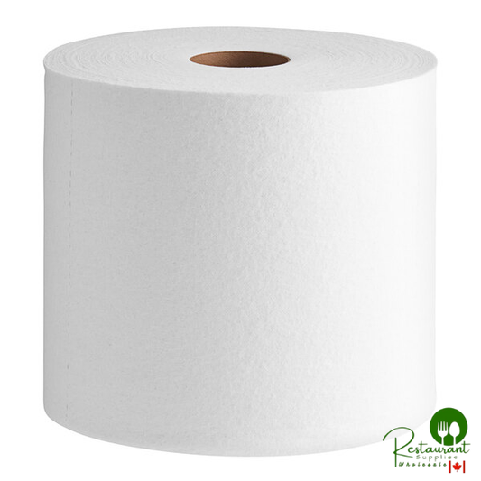 Tork Paper Wiper Plus 11" x 12" White Medium-Duty Wiper Giant Roll W1 - 800/Roll