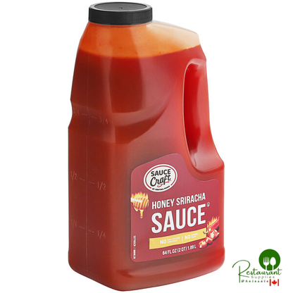 Sauce Craft Honey Sriracha Sauce 0.5 Gallon - 4/Case | Canada