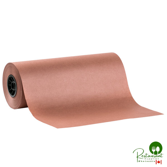 18" x 700' 40 lb. Pink / Peach Void Fill Packing Paper Roll By Prime