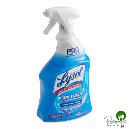 Lysol RAC04685CT 32 oz. Disinfectant Bathroom Cleaner - 12/Case