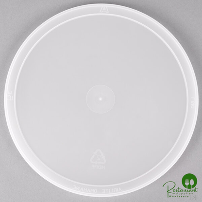 Heavy Duty 64 oz. Microwavable Translucent Heavy Plastic Deli Lid By Prime - 100/Case