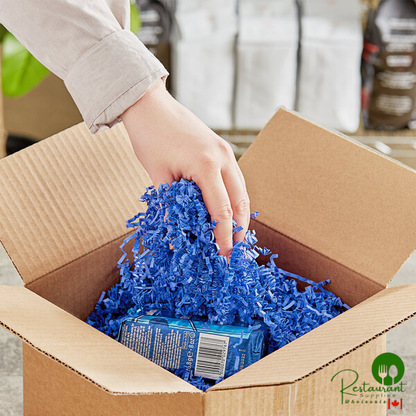 10 lb. Crinkle Paper Shred Royal Blue By Prime