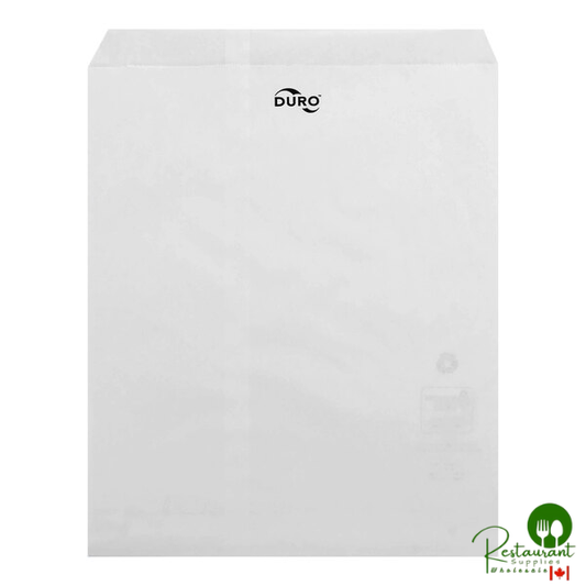 Duro 12" x 15" White Merchandise Bag - 1,000/Bundle