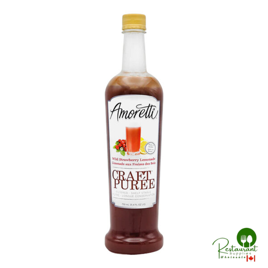 Amoretti Wild Strawberry Lemonade Craft Puree 25.4 fl. oz.
