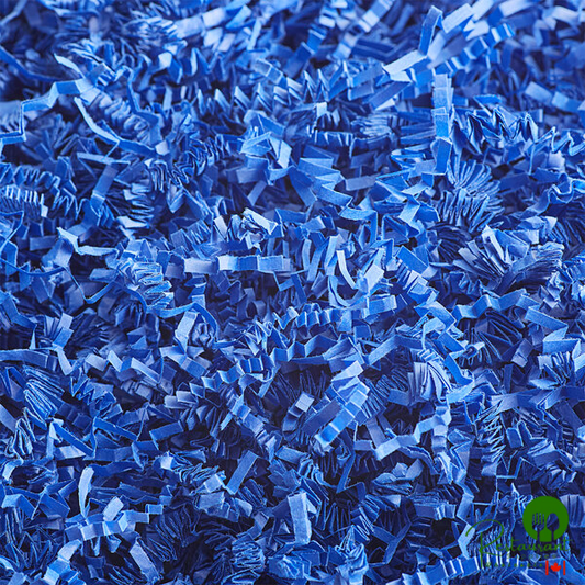 10 lb. Crinkle Paper Shred Royal Blue By Prime