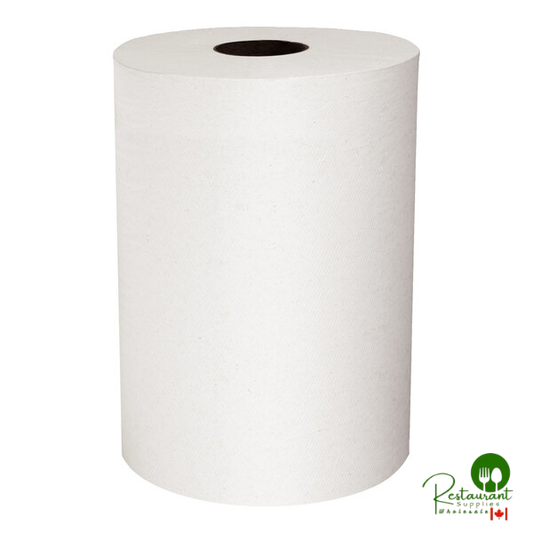 Scott® Slimroll White 1-Ply Paper Towel Roll, 580' / Roll - 6/Case