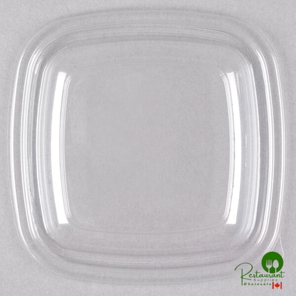 Sabert 52500B500 Bowl2 Clear Dome Lid for 8, 12, and 16 oz. Square Bowls - 500/Case