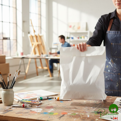 Duro 12" x 15" White Merchandise Bag - 1,000/Bundle