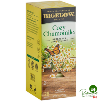 Bigelow Cozy Chamomile Herbal Tea Bags - 168/Case