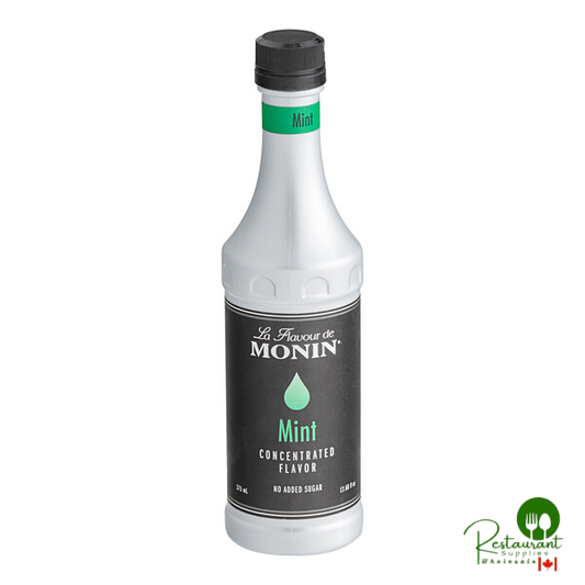 Monin Mint Concentrated Flavor 375 mL - 4/Case