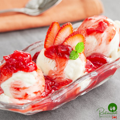 Oringer Strawberry Dessert / Sundae Topping 3/4 Gallon - 3/Case
