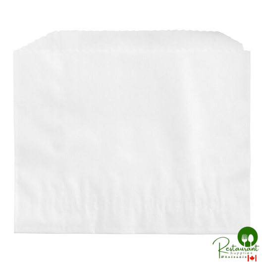 Bagcraft 5 1/2" x 4 1/2" White Grease-Resistant French Fry Bag - 2,000/Case