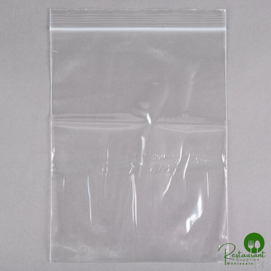 LK Packaging Plastic Food Bag 6" x 8" Pint Size Seal Top with 2 mil. Gauge - 1,000/Case