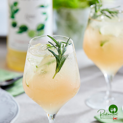 Monin Premium Lime Flavoring / Fruit Syrup 1 Liter - 4/Case
