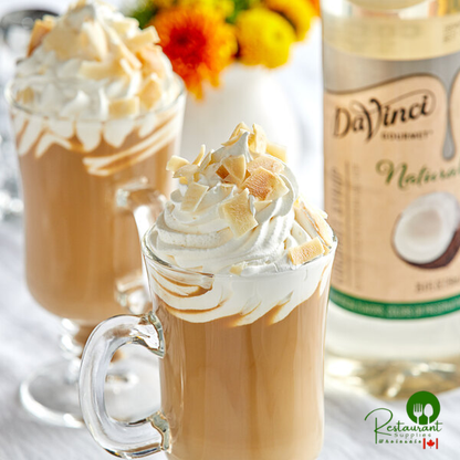 DaVinci Gourmet All-Natural Coconut Flavoring Syrup 750 mL - 4/Case