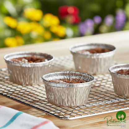 4 oz. Round Foil Ramekin Cup By Prime - 1,000/Case